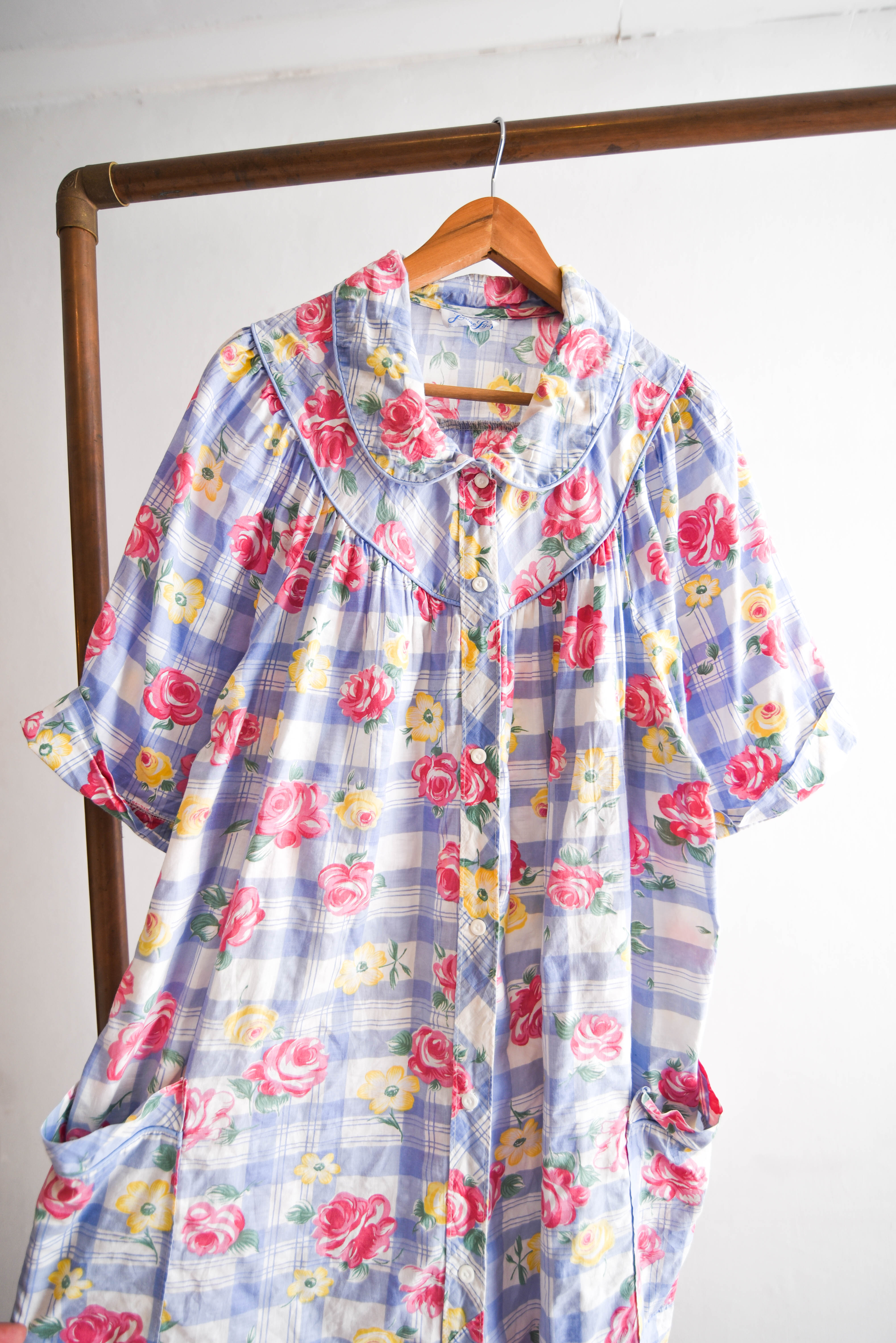 Vestido de casa cuello bebe