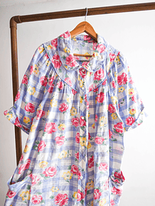 Vestido de casa cuello bebe