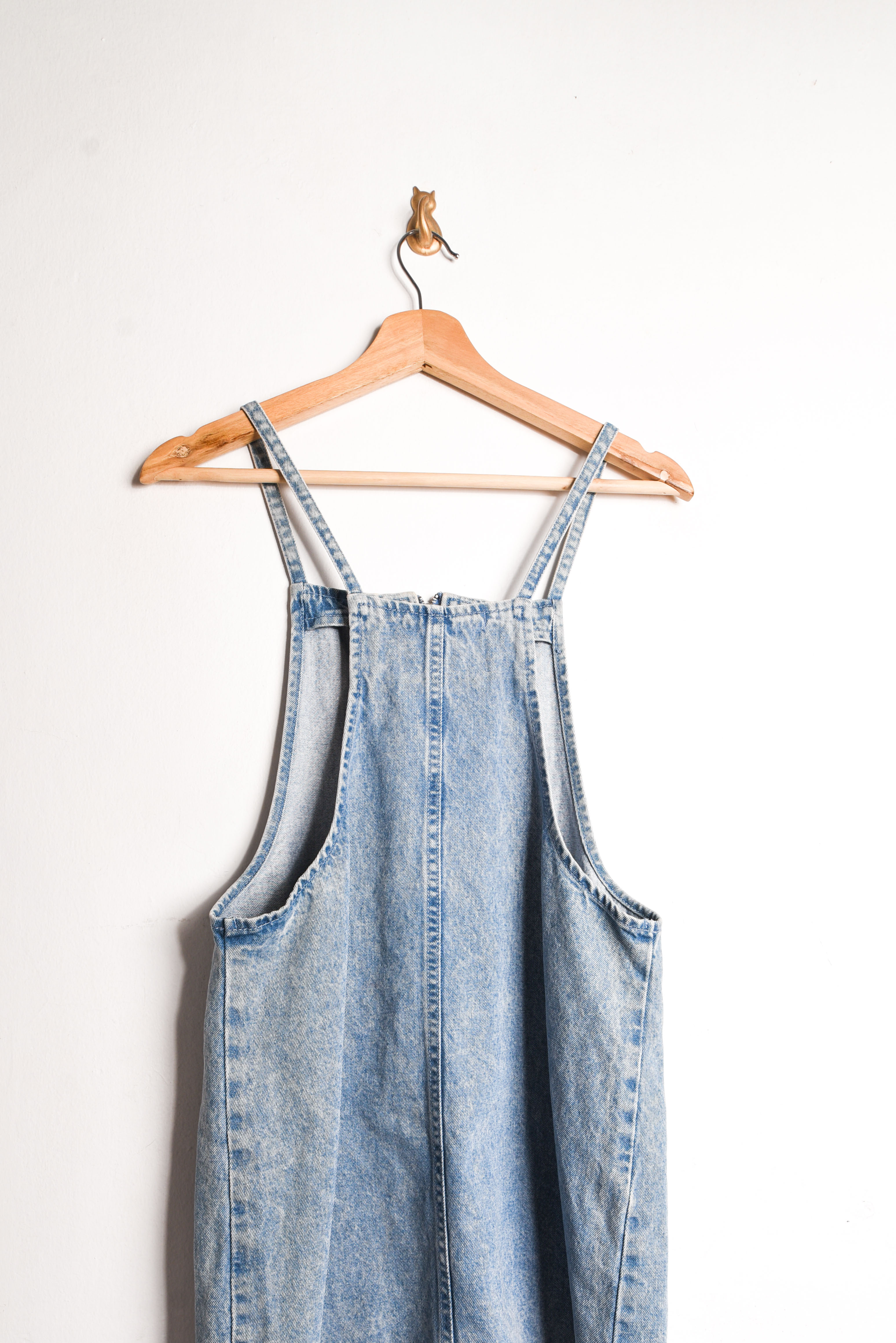 Vestido denim jardinera