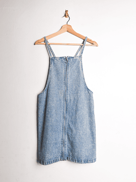 Vestido denim jardinera