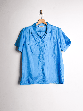 Blusa azulina 80s