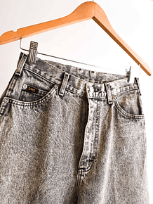 Jeans tiro alto LEE acid wash