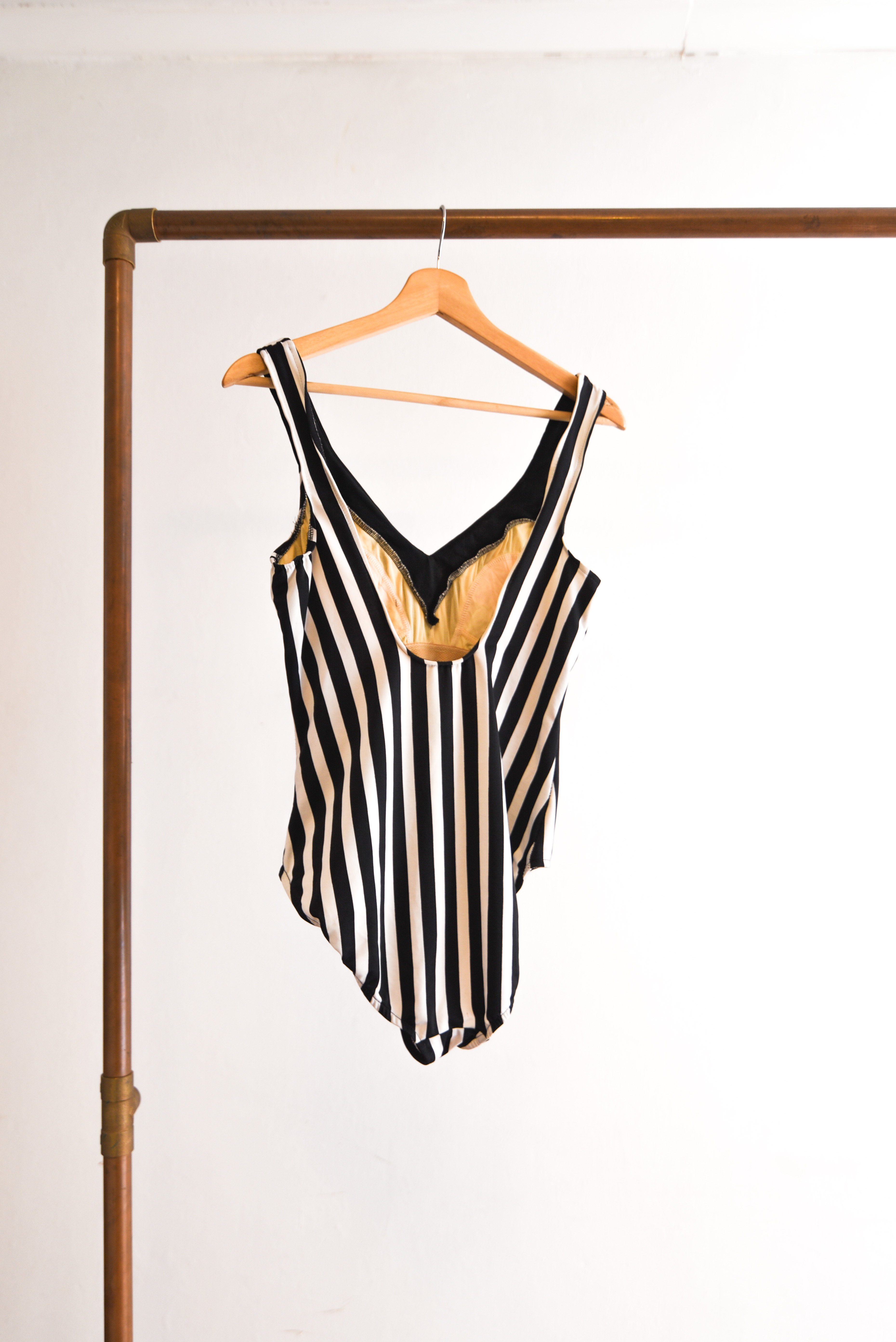 Traje de baño 90s rayado