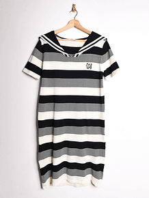 Vestido rayado sailor