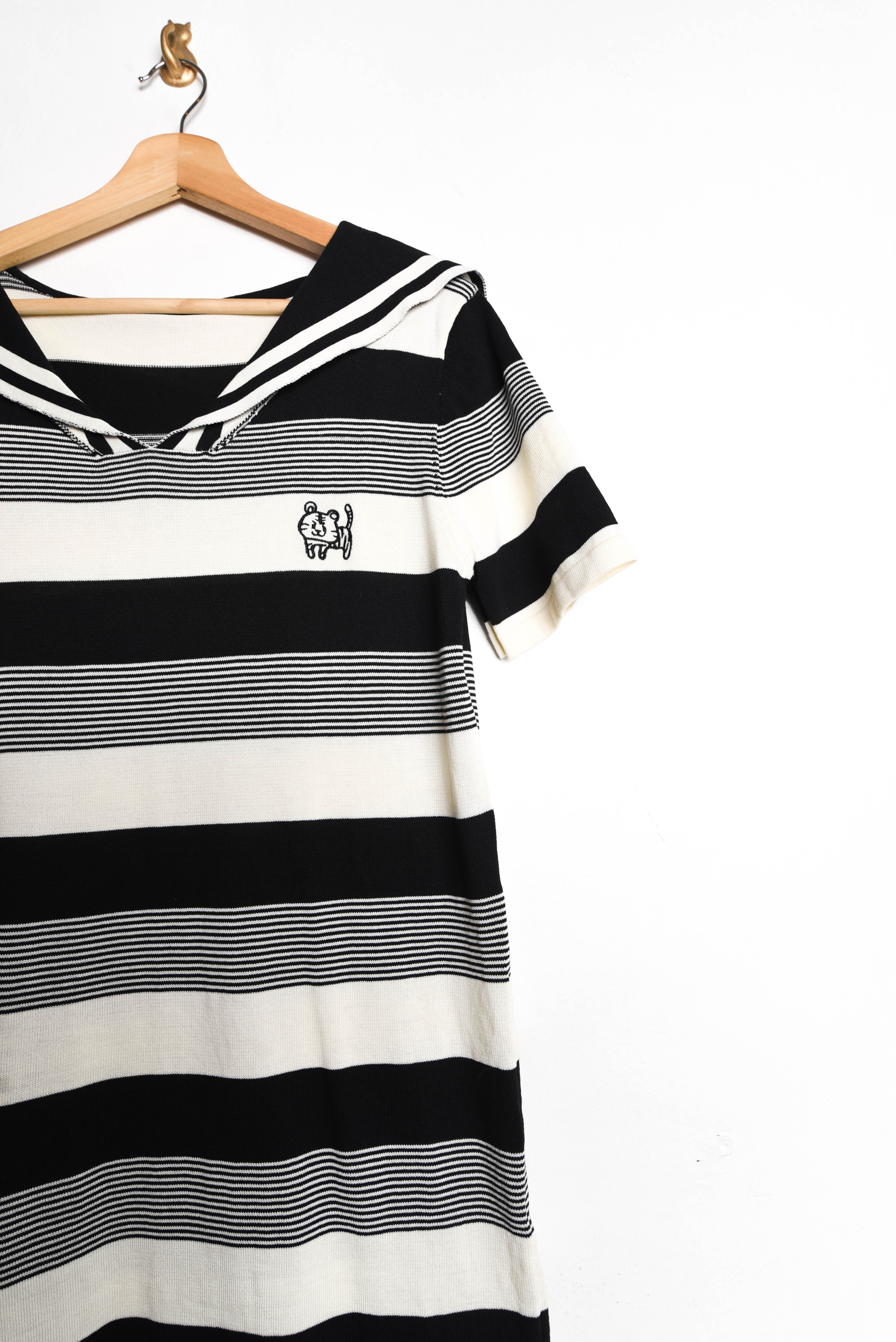 Vestido rayado sailor