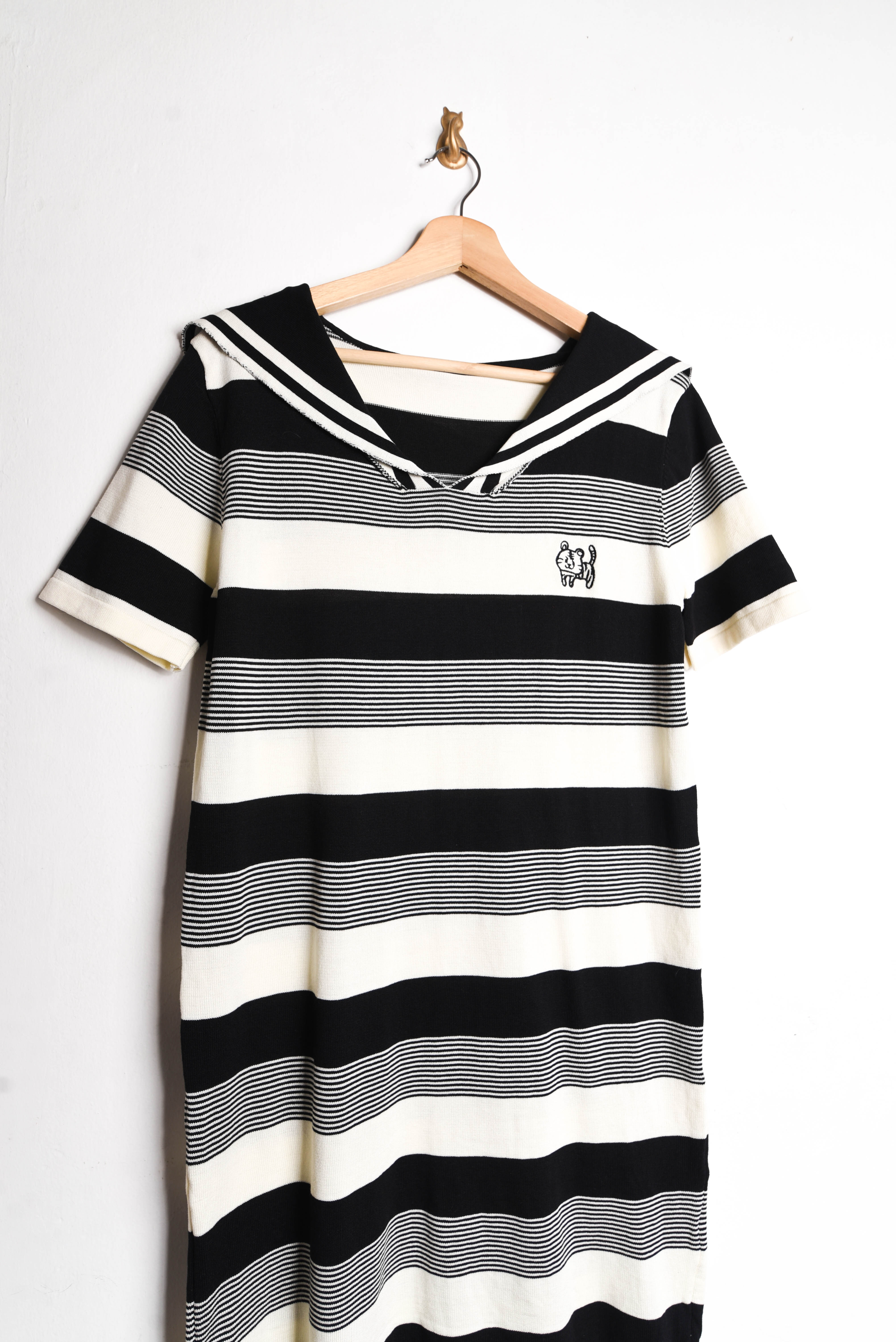 Vestido rayado sailor