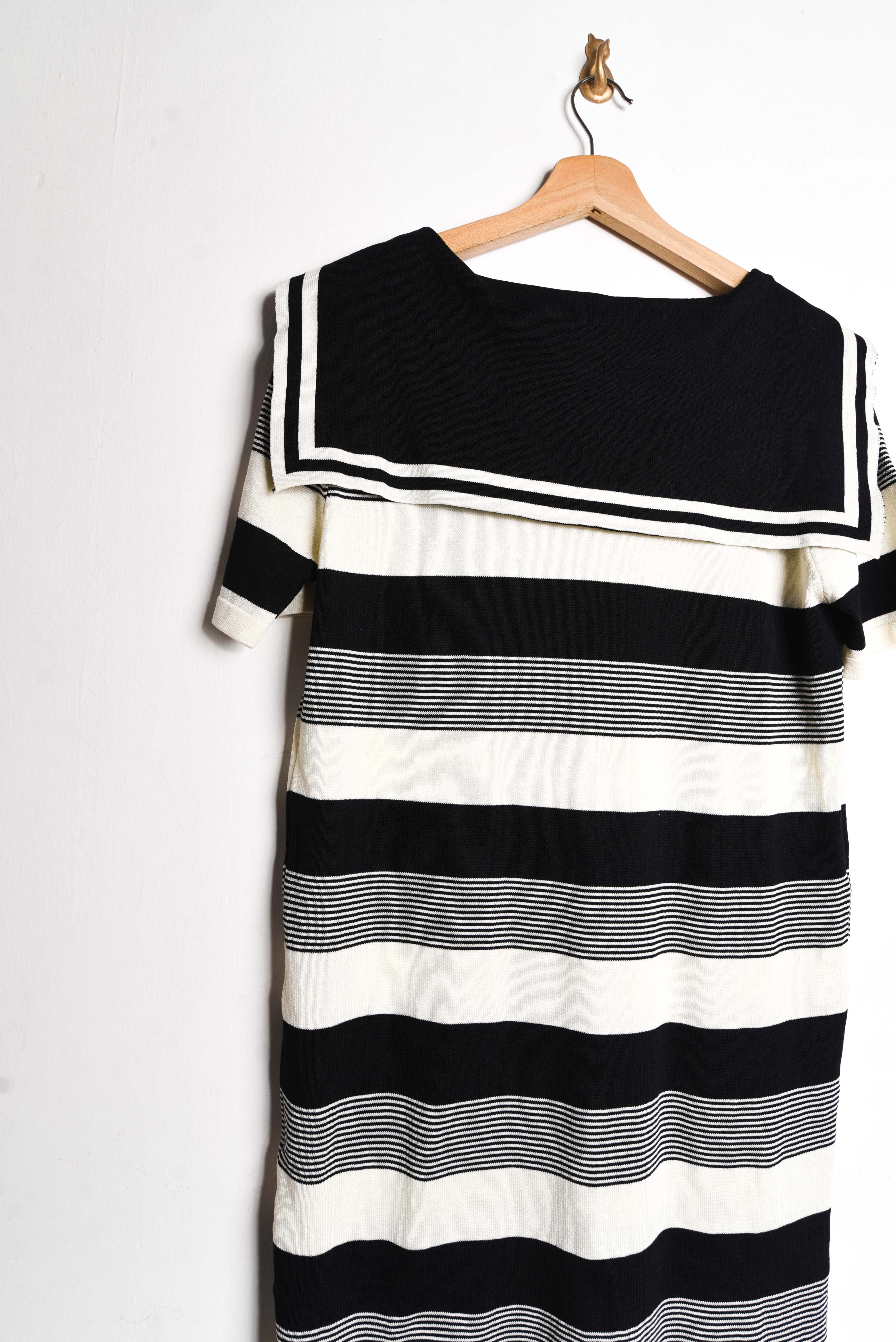 Vestido rayado sailor