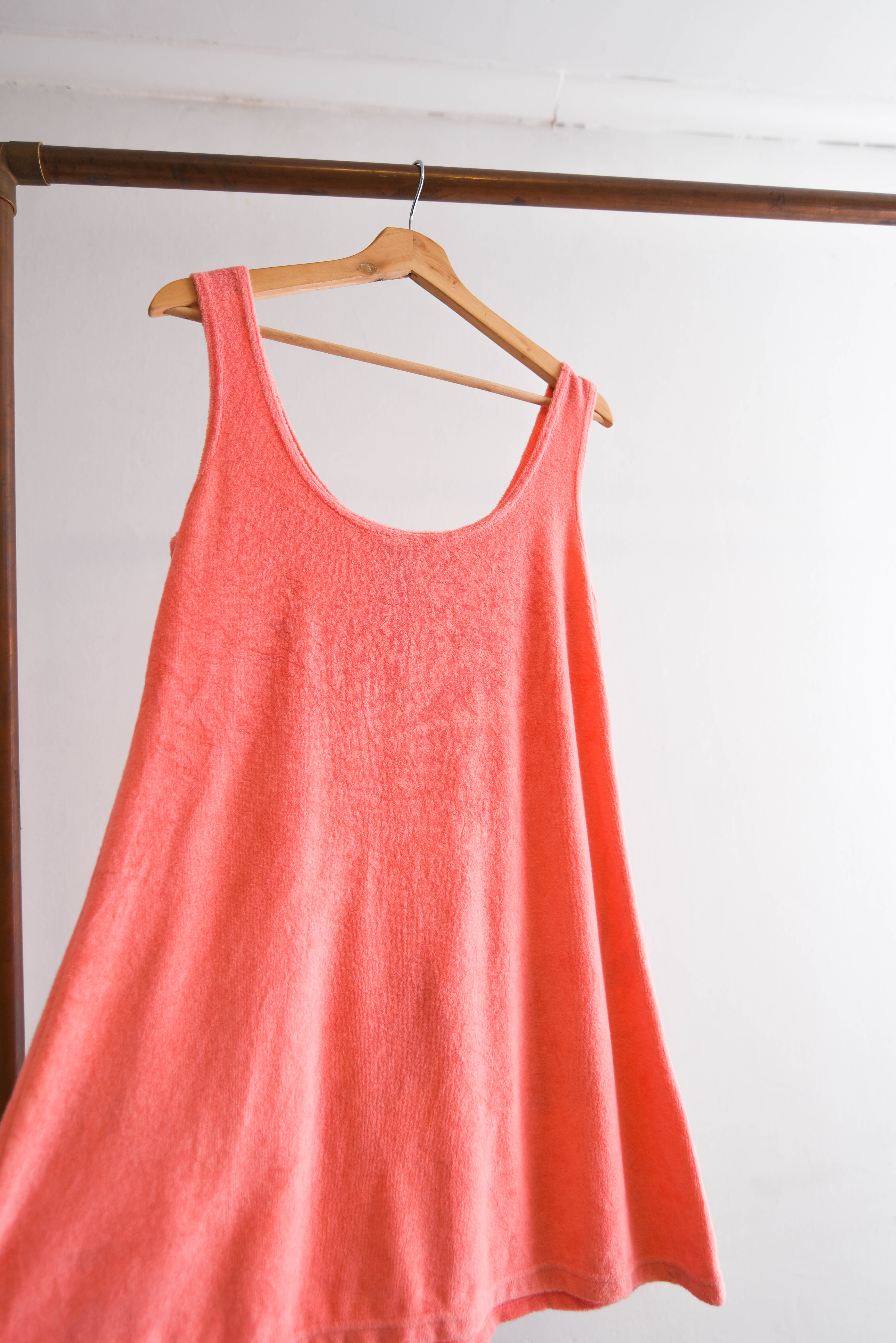 Vestido de playa coral