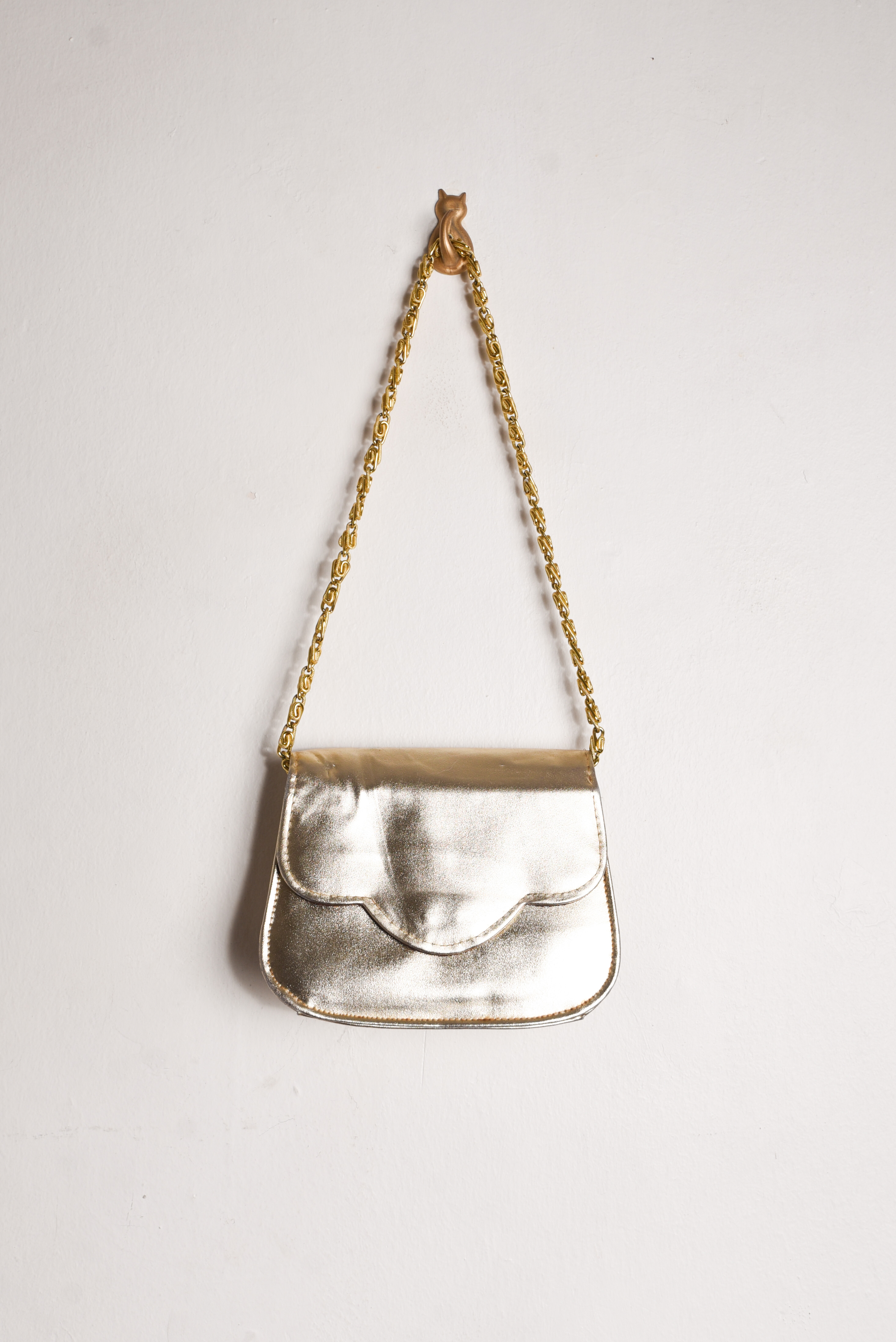 Carterita vintage dorada fiesta