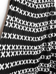 Maxi falda 70s shiny