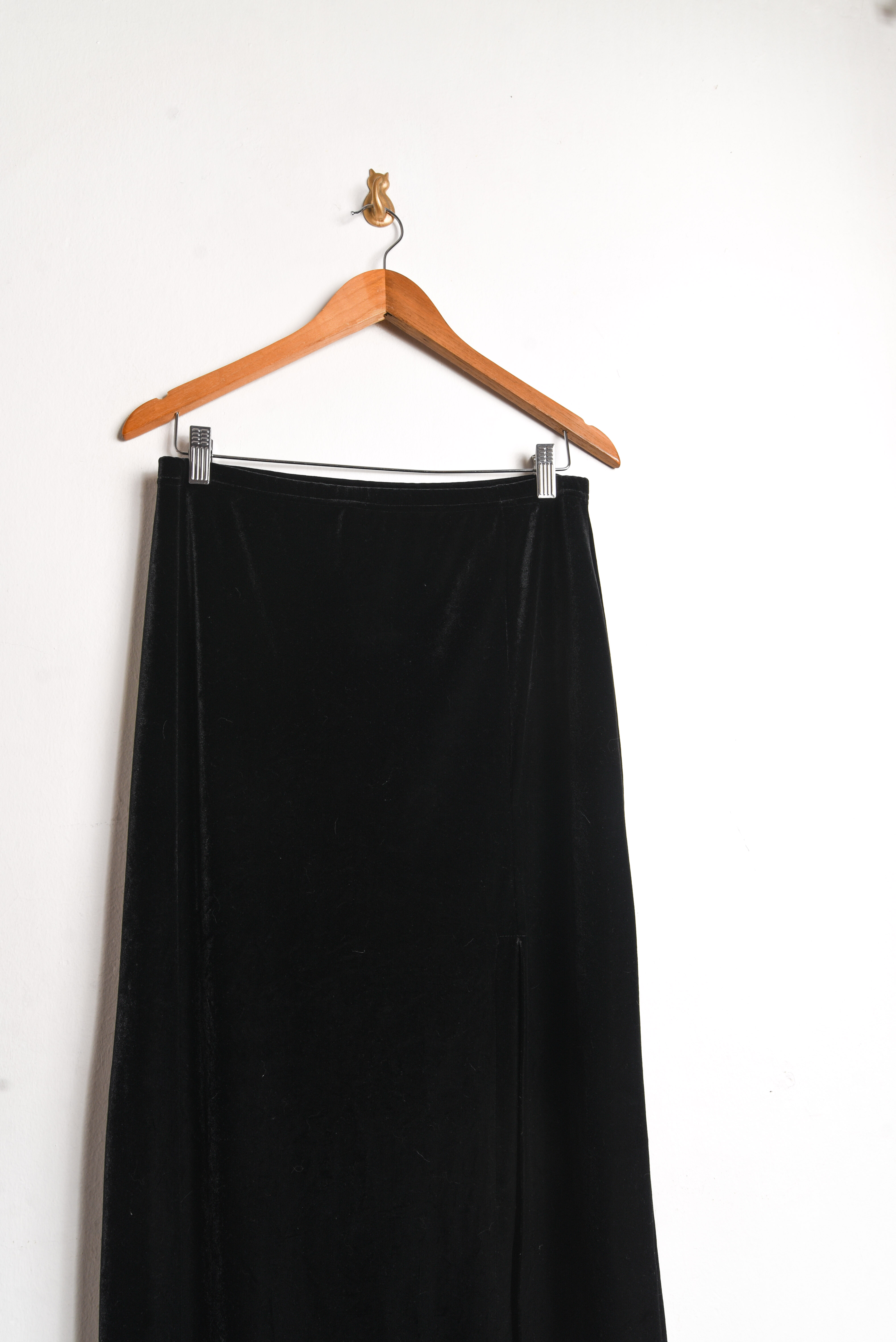 Maxi falda velvet 90s