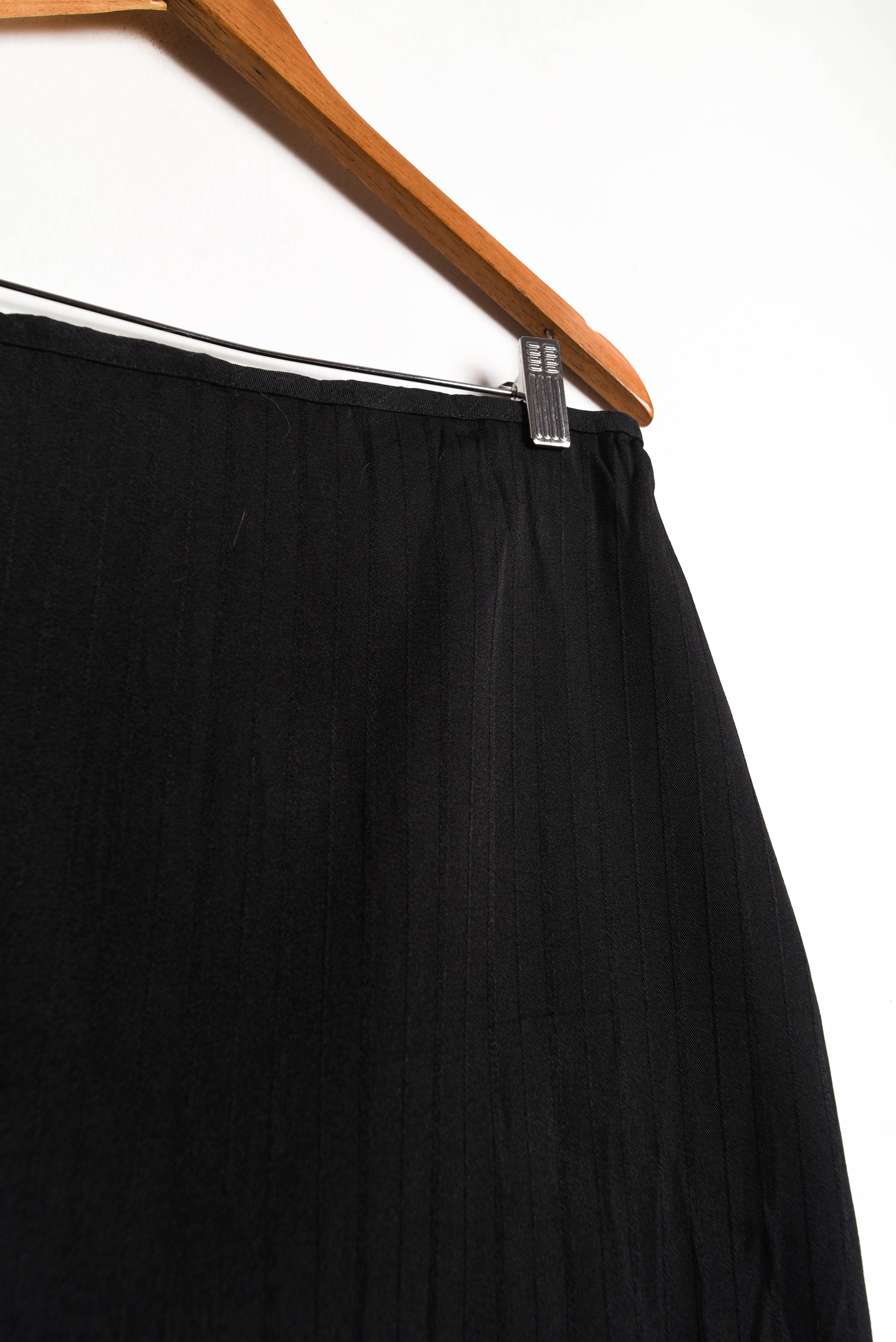 Falda 90s pinstripe satinado