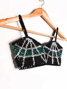 Top party lentejuelas