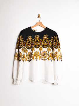 Blusa barroca vintage
