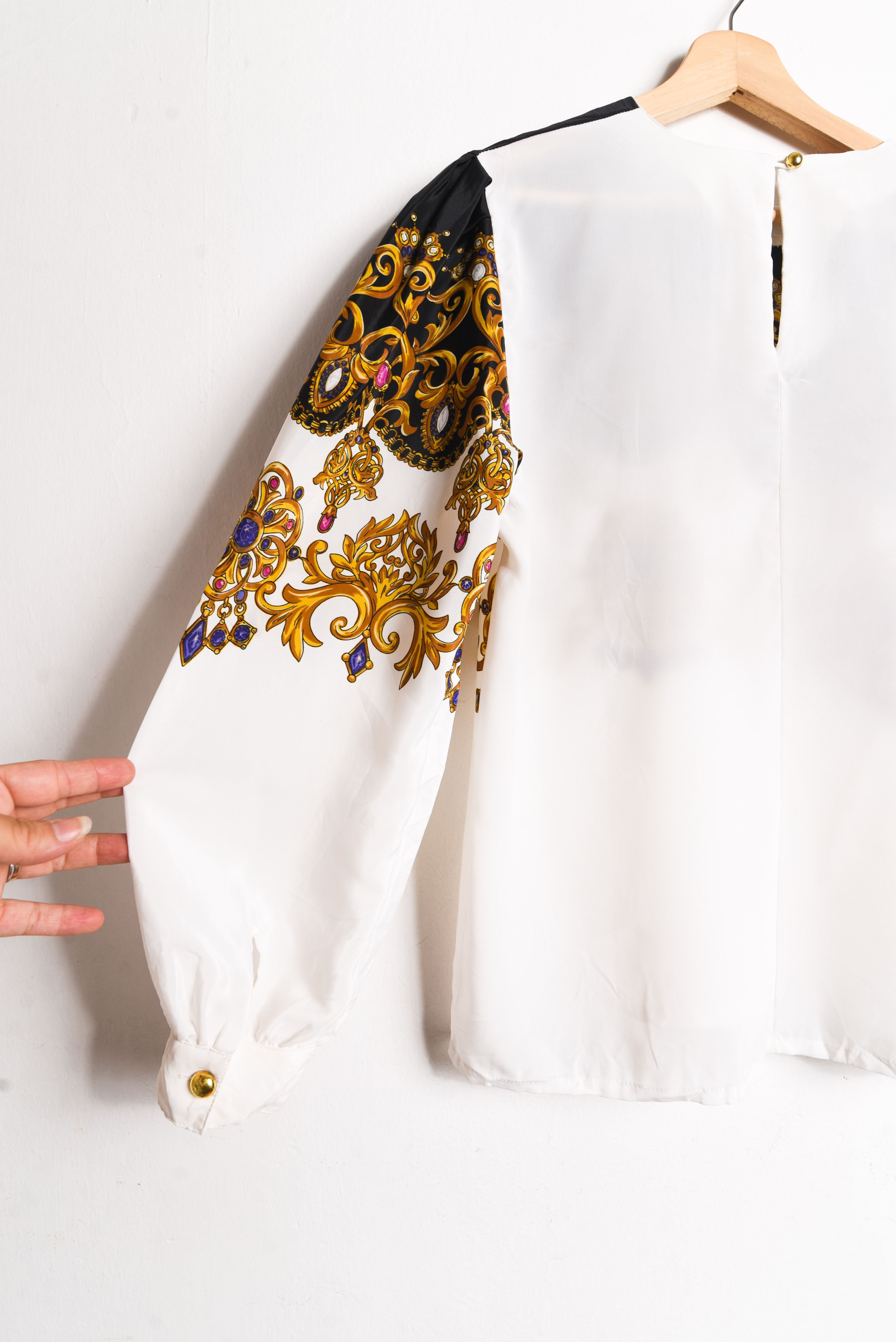 Blusa barroca vintage