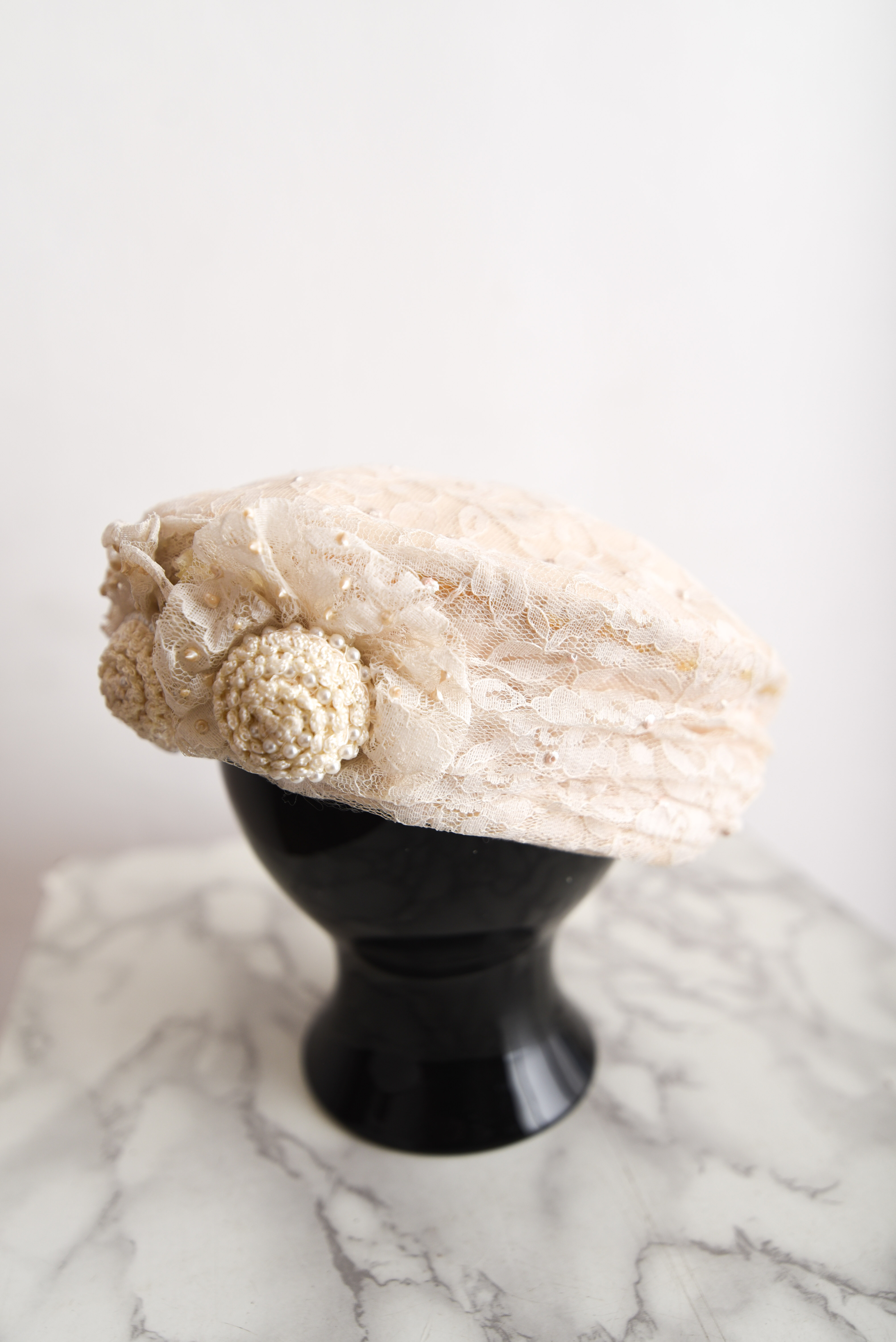 Sombrero vintage encaje