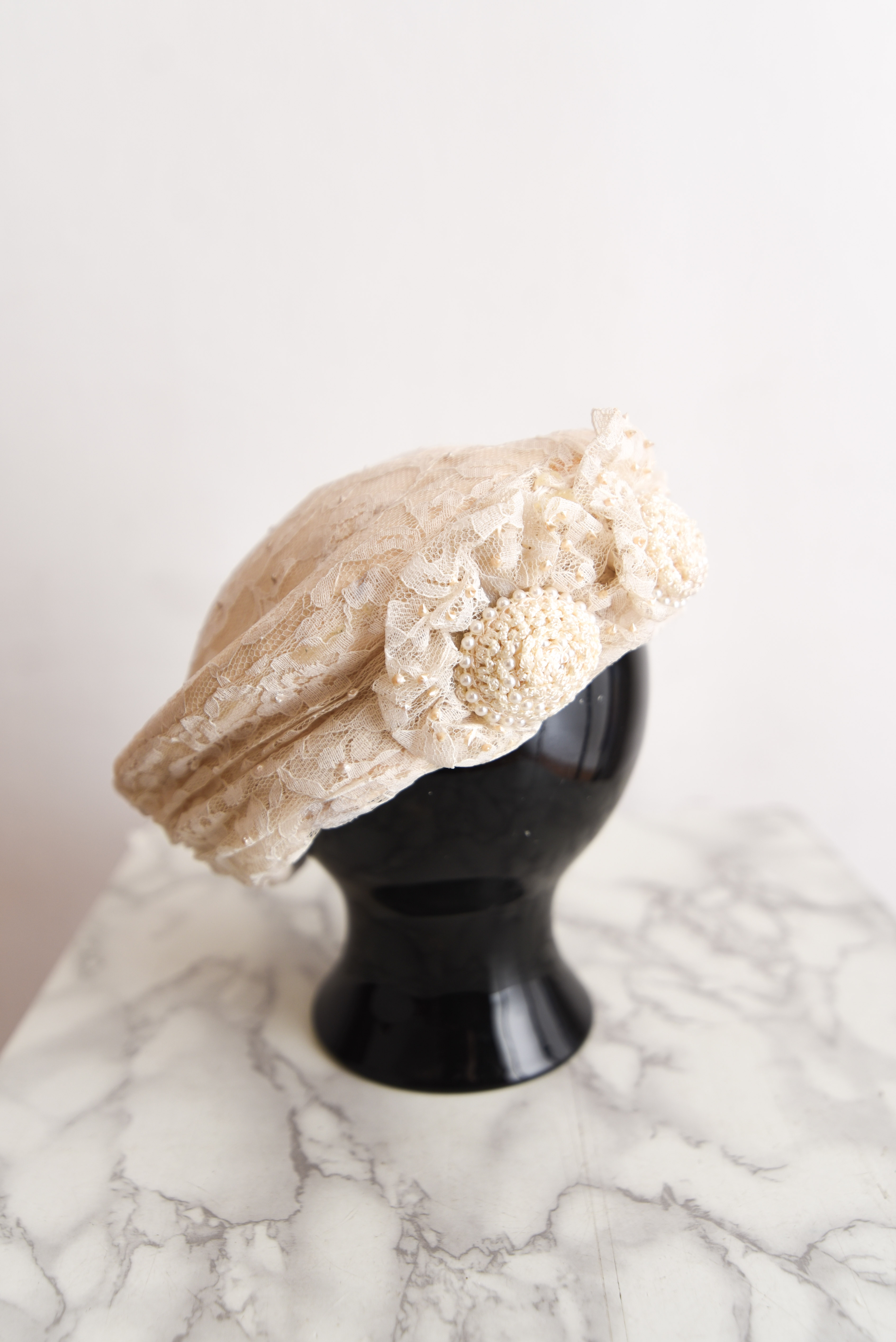 Sombrero vintage encaje