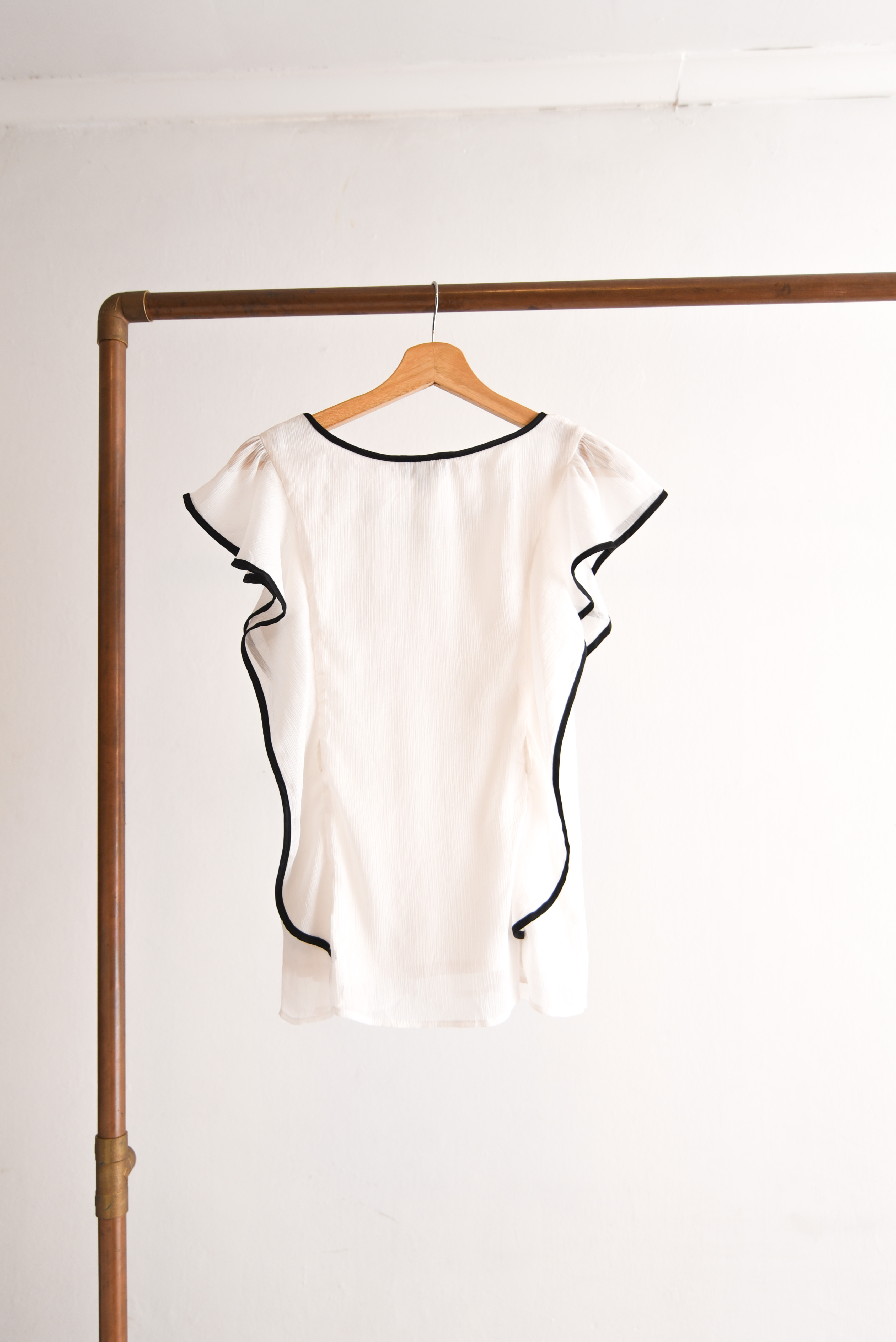 Blusa blanca brillitos