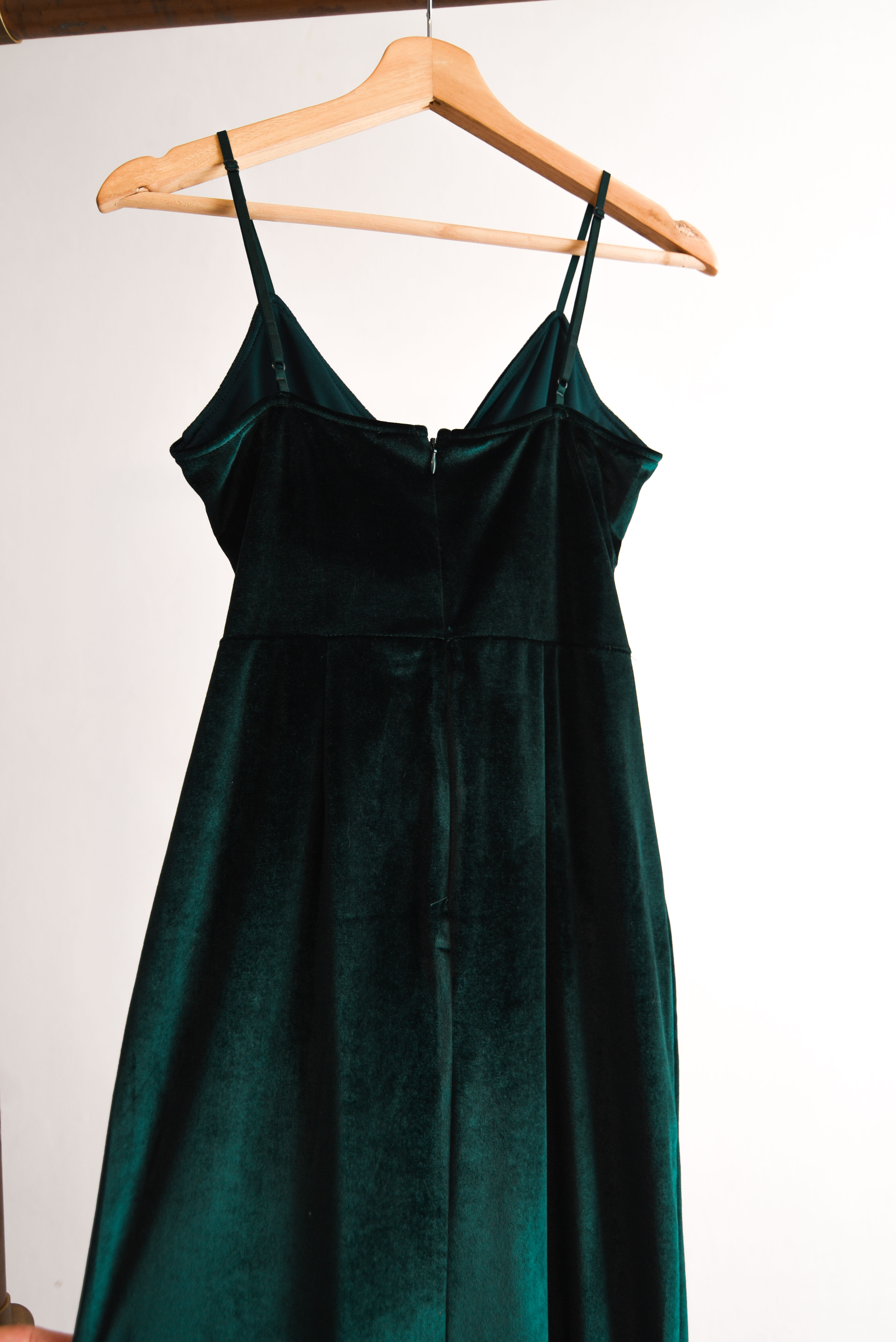Vestido verde plush