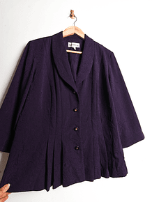 Chaqueta morada brocato vintage