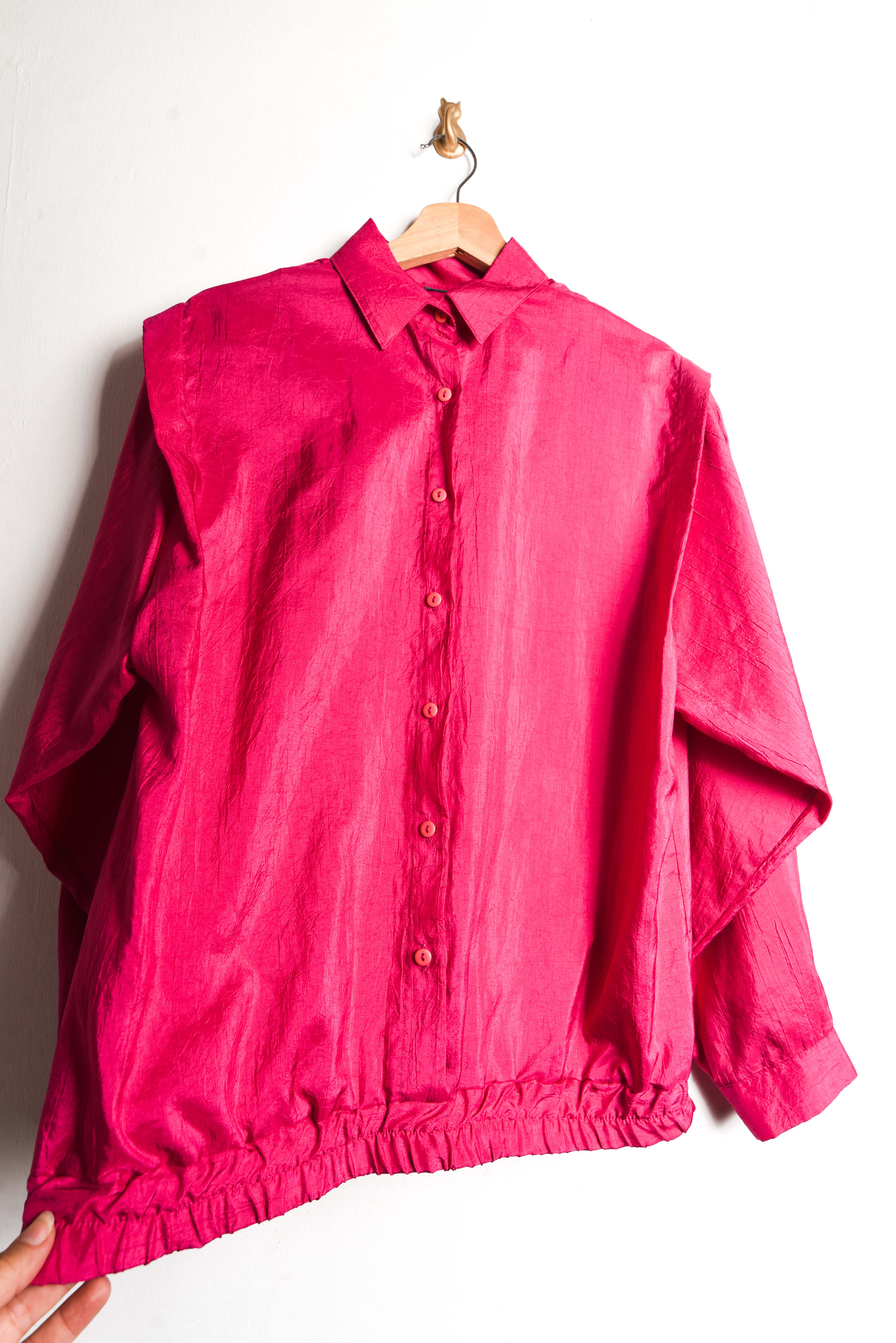 Blusa fucsia 80s