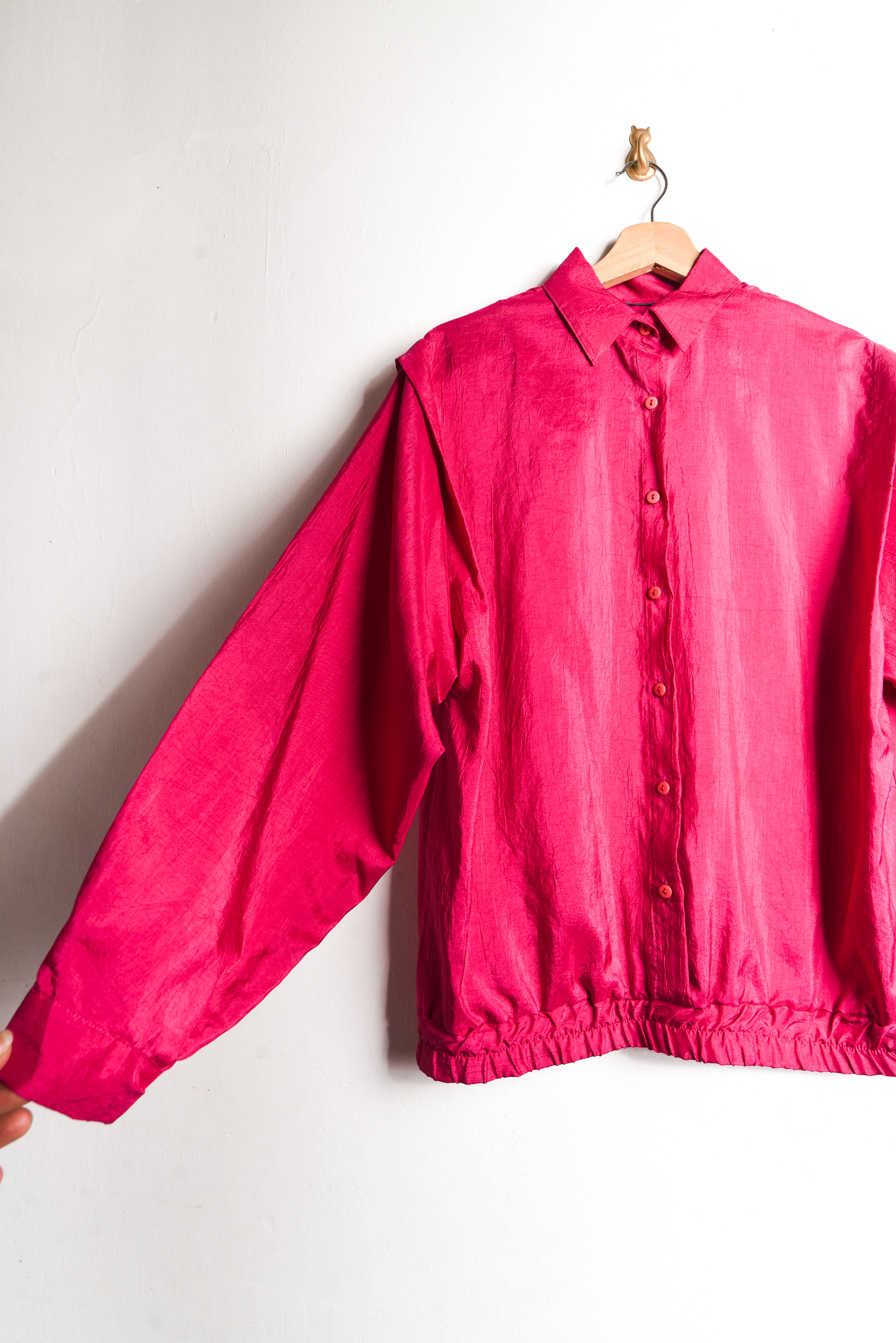Blusa fucsia 80s