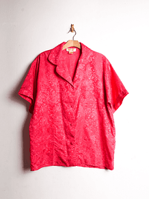 Blusa lencera rosada vintage