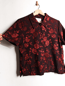 Blusa brocato vintage 90s