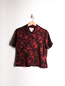 Blusa brocato vintage 90s