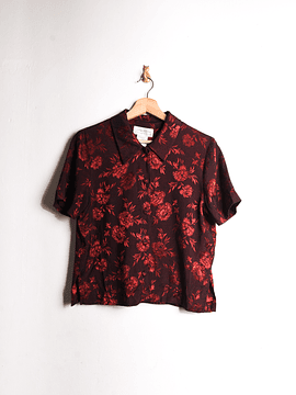 Blusa brocato vintage 90s