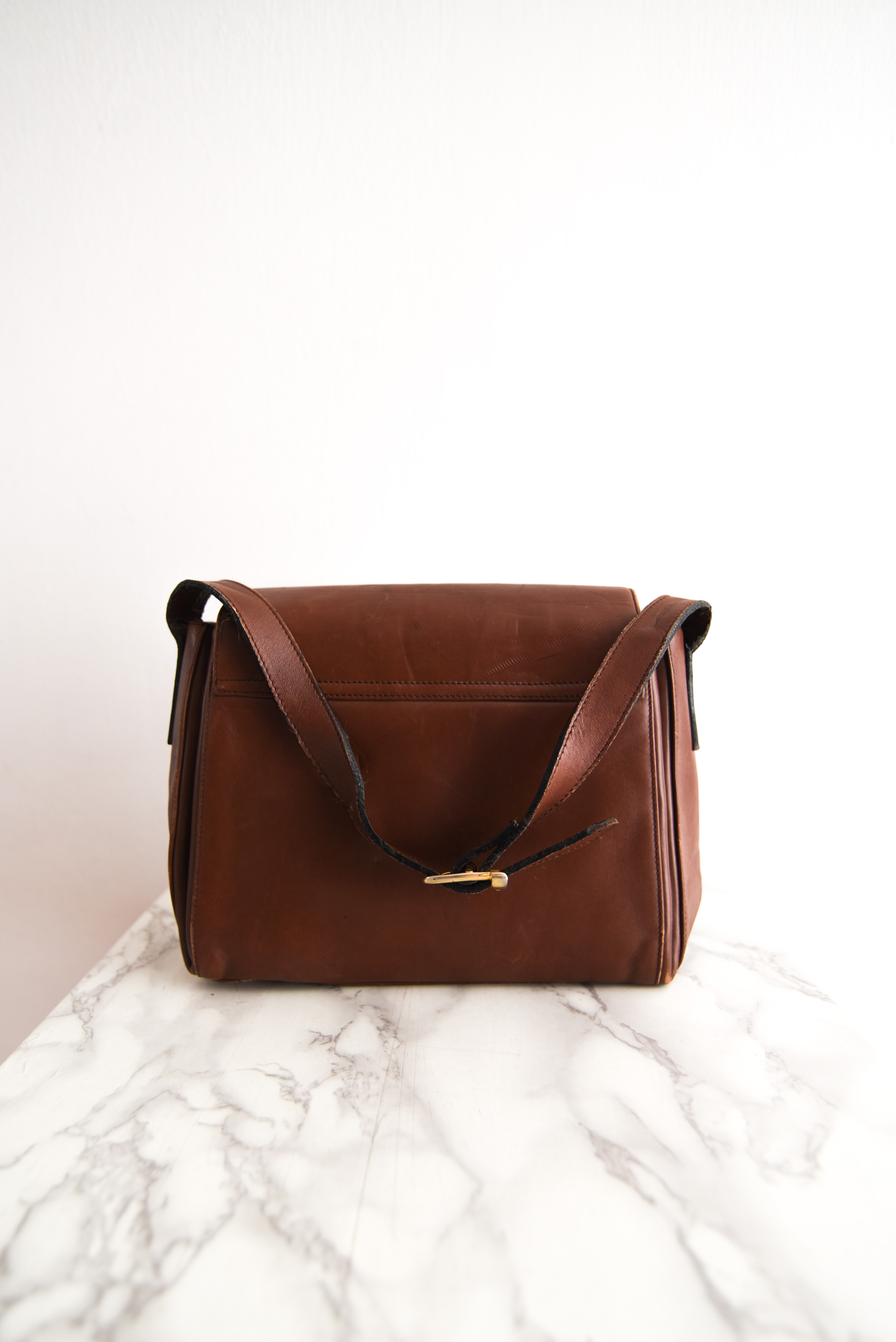 Cartera maletín vintage cuero