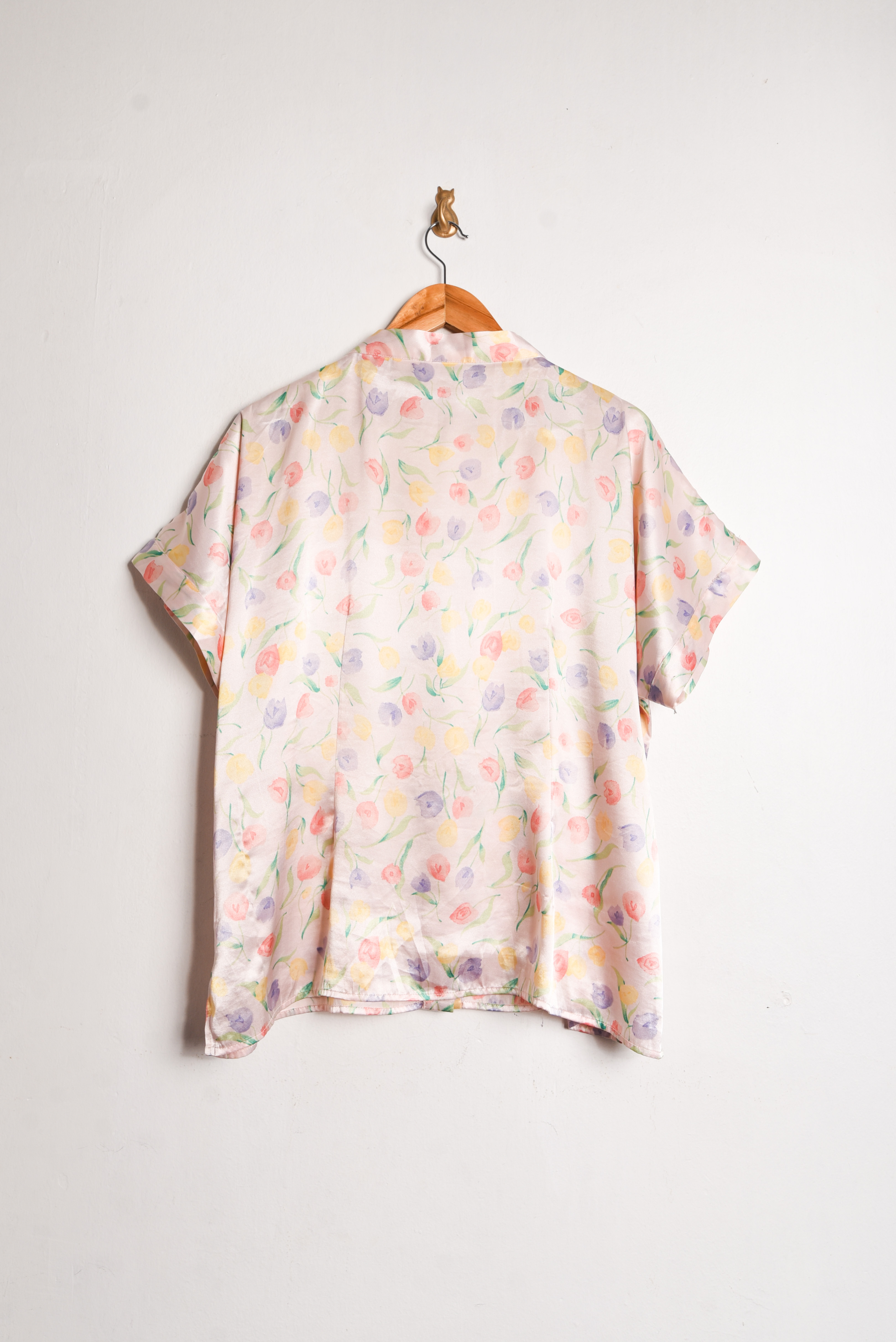 Blusa lencera floral 90s