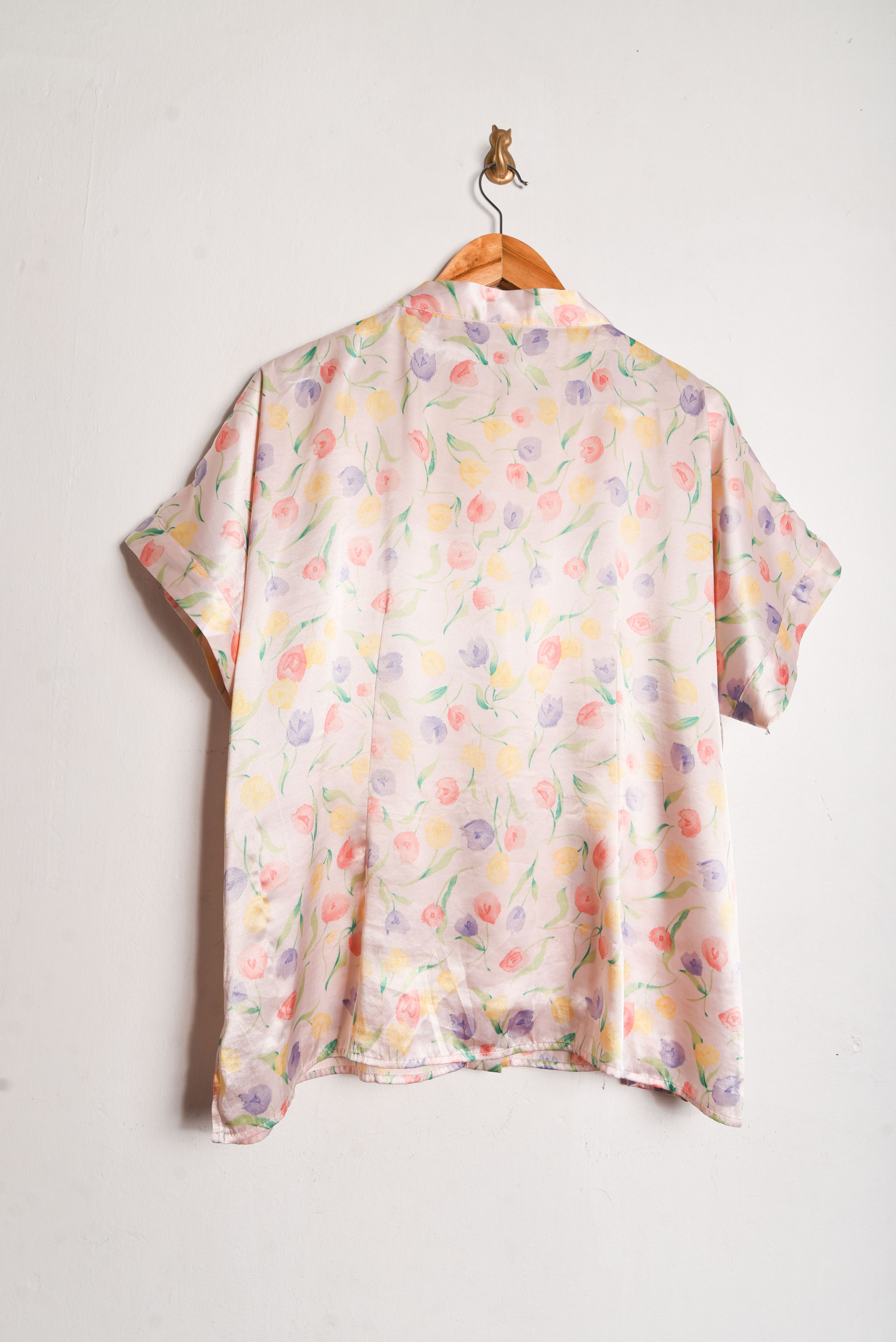 Blusa lencera floral 90s