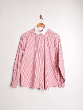 Camisa rayada rosa