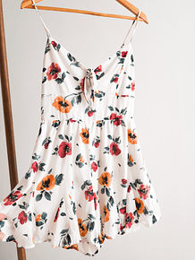 Enterito floral nudo