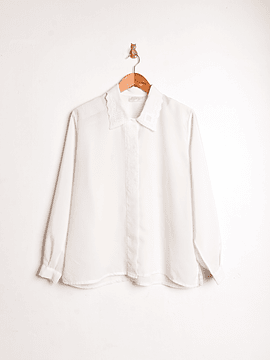 Blusa cuello bordado vintage