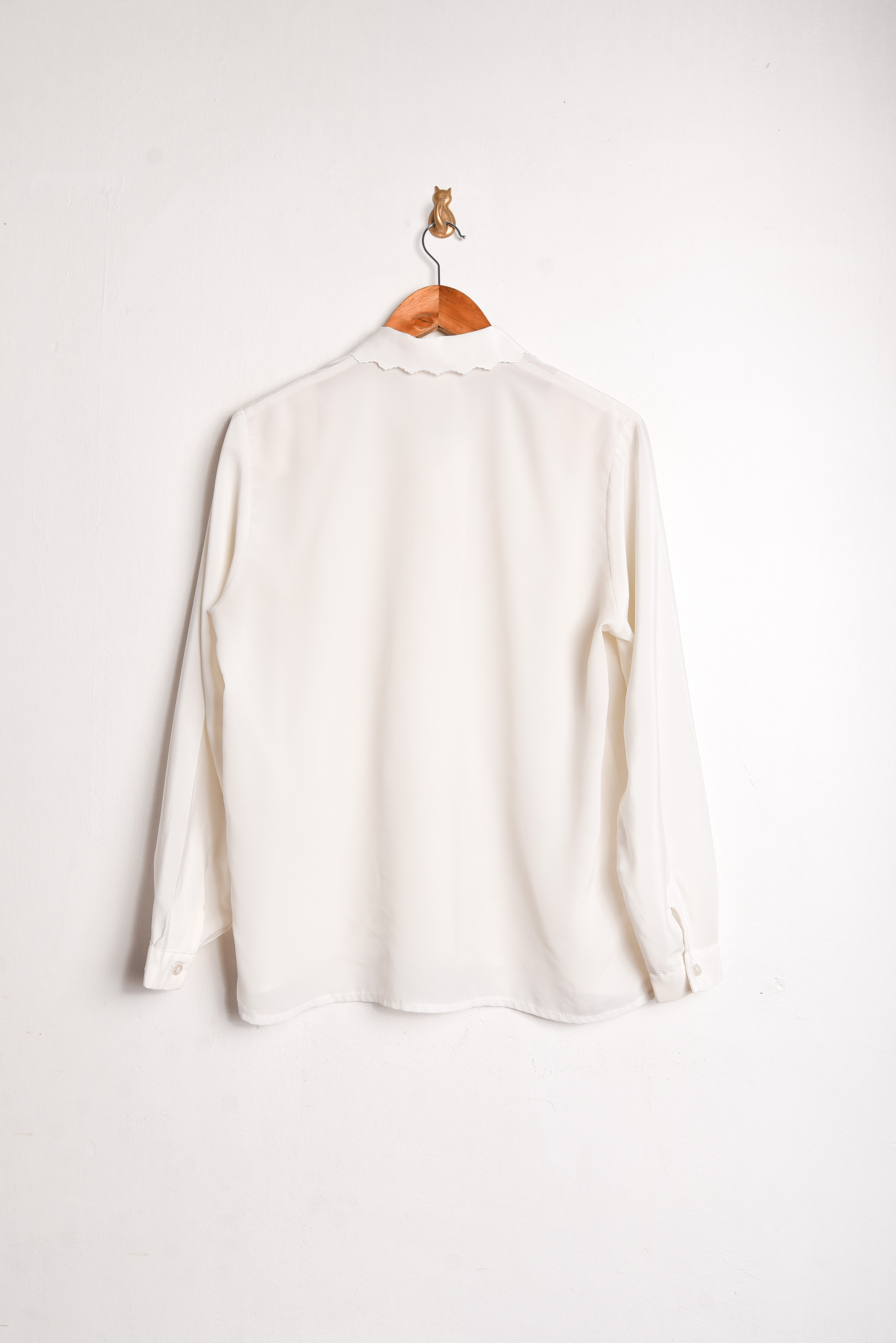 Blusa cuello bordado vintage