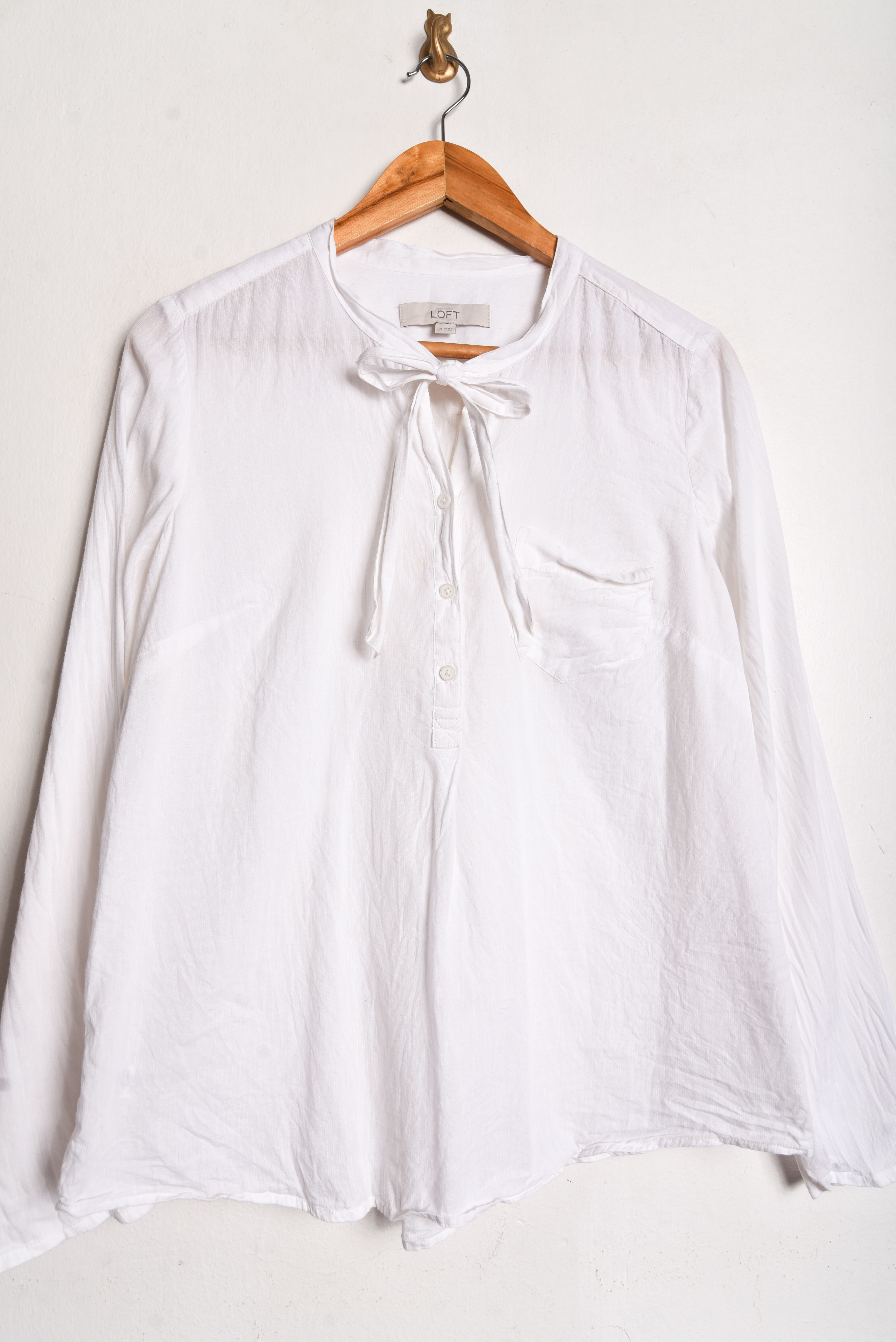 Blusa lino y algodón lazito