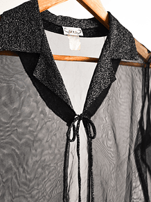 Tapado camisero lurex 90s