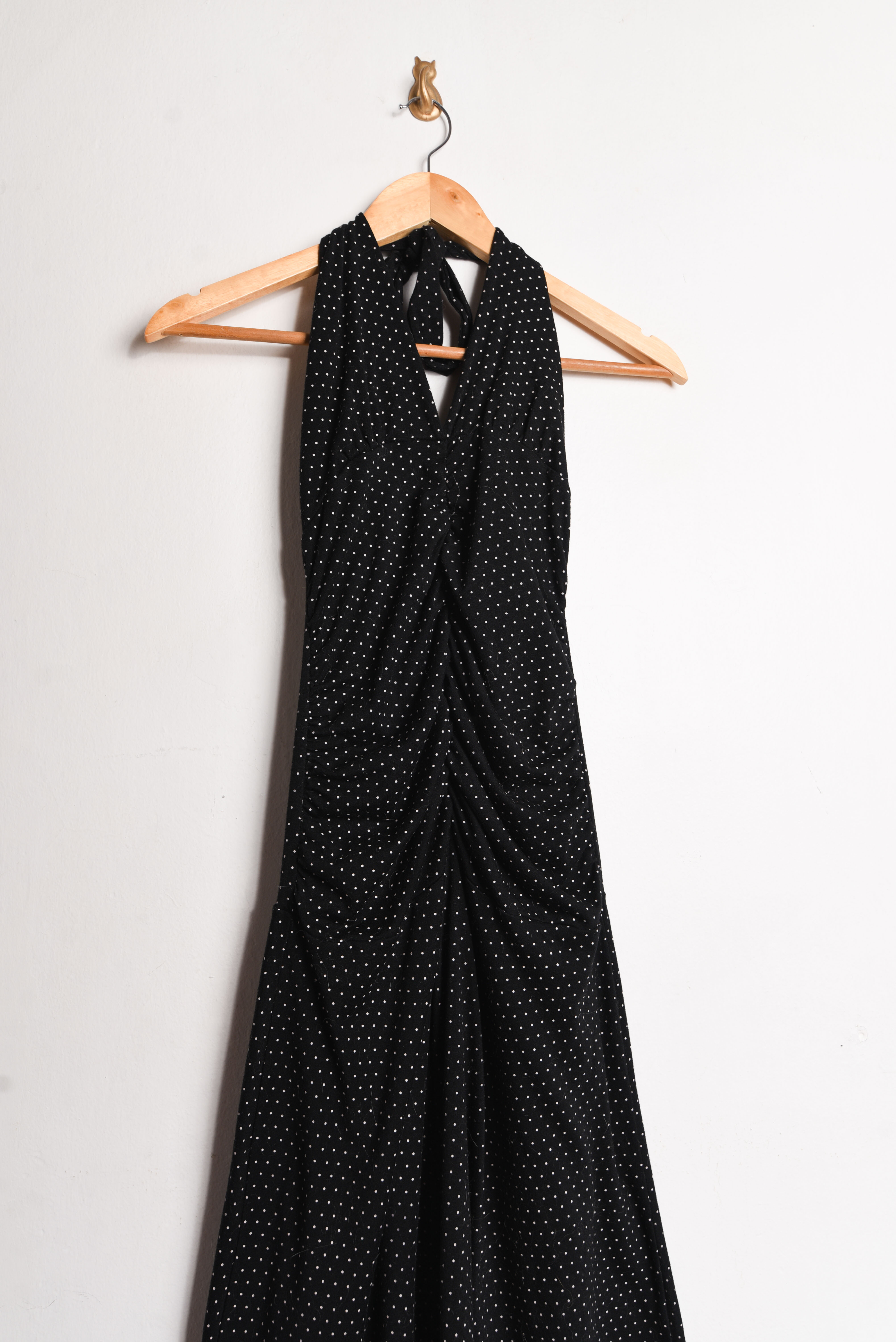 Vestido negro dots