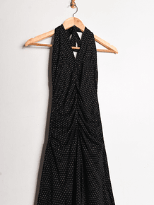 Vestido negro dots