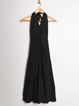 Vestido negro dots