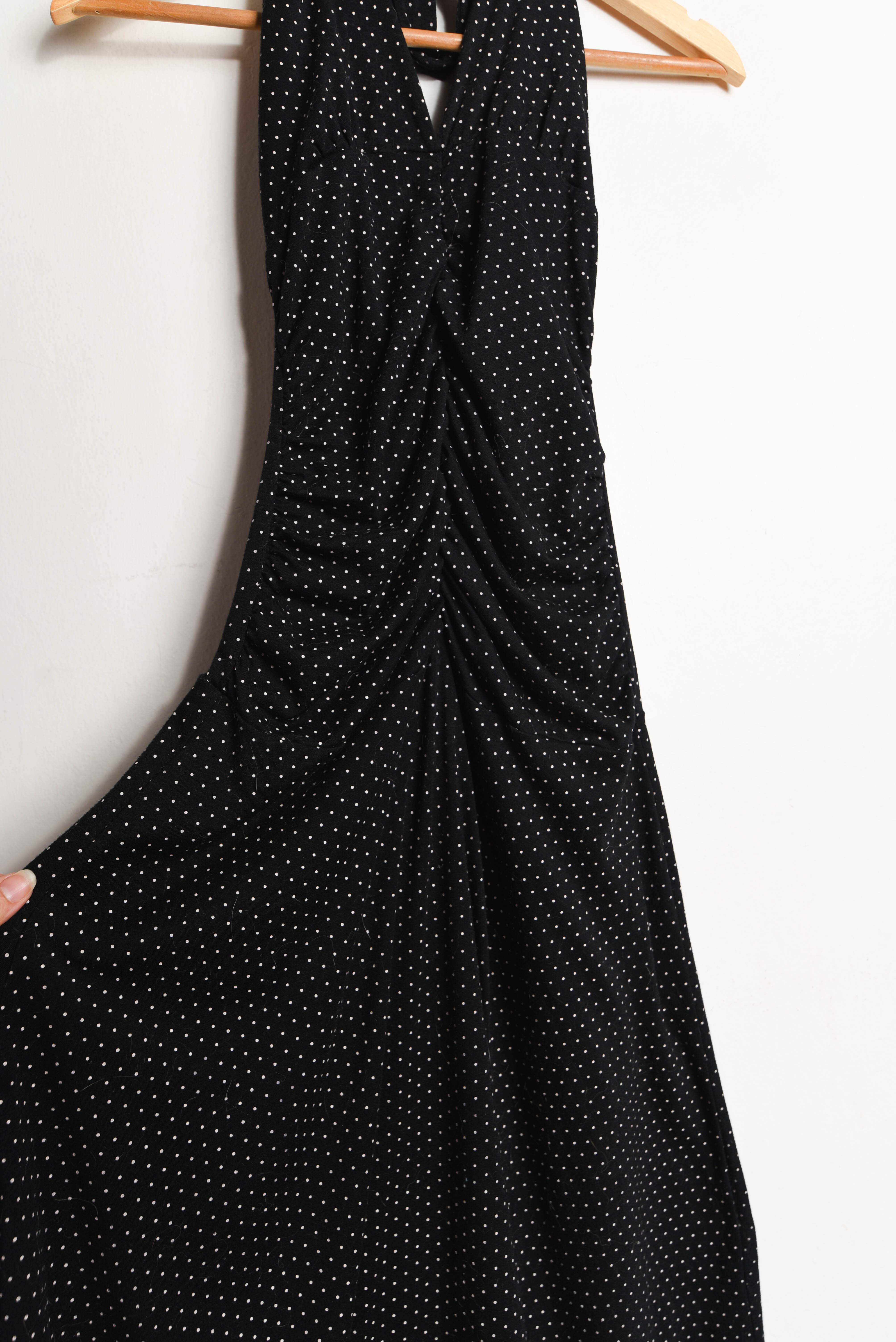 Vestido negro dots