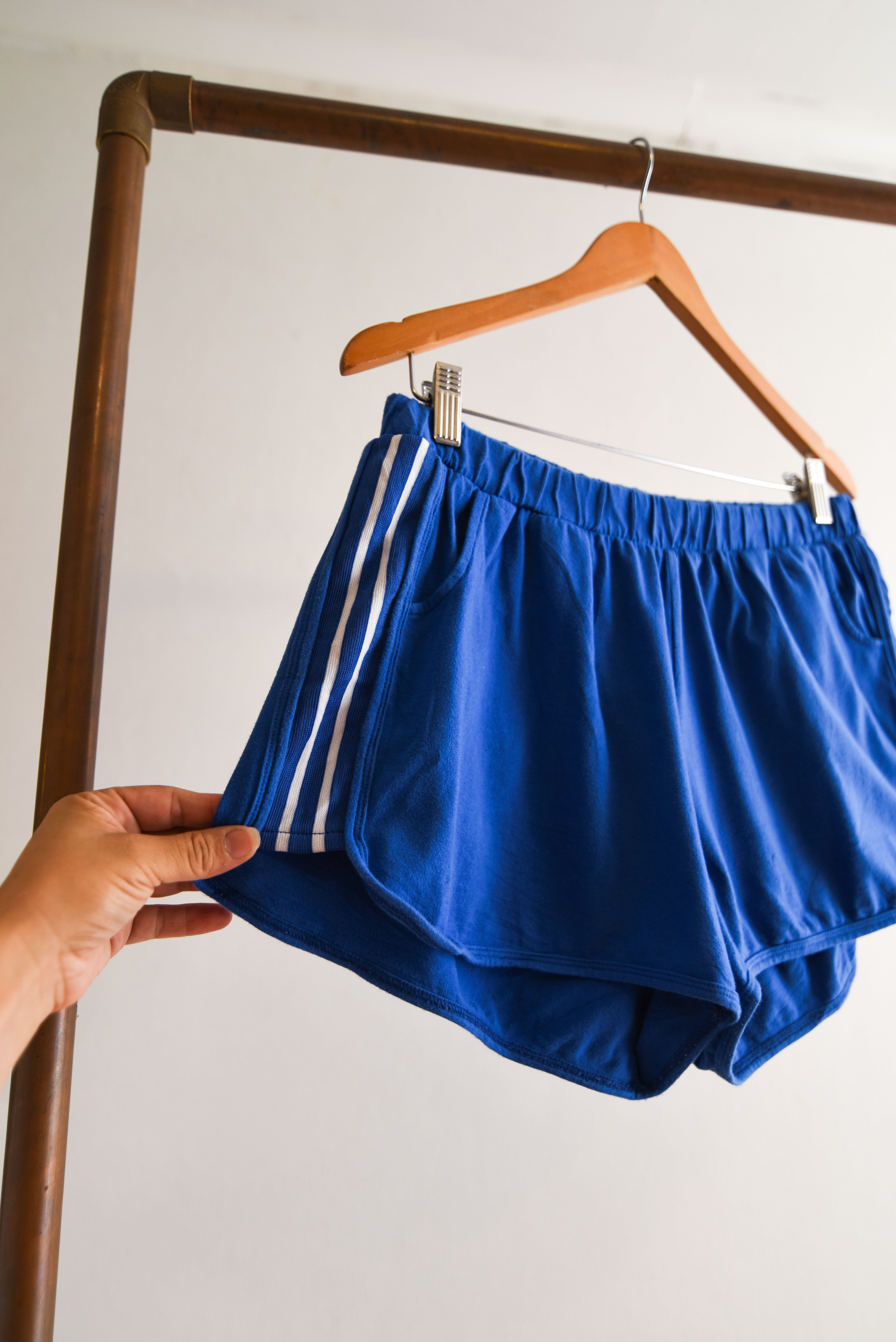 Short azulino sporty