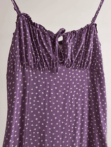 Vestido summer lila flores