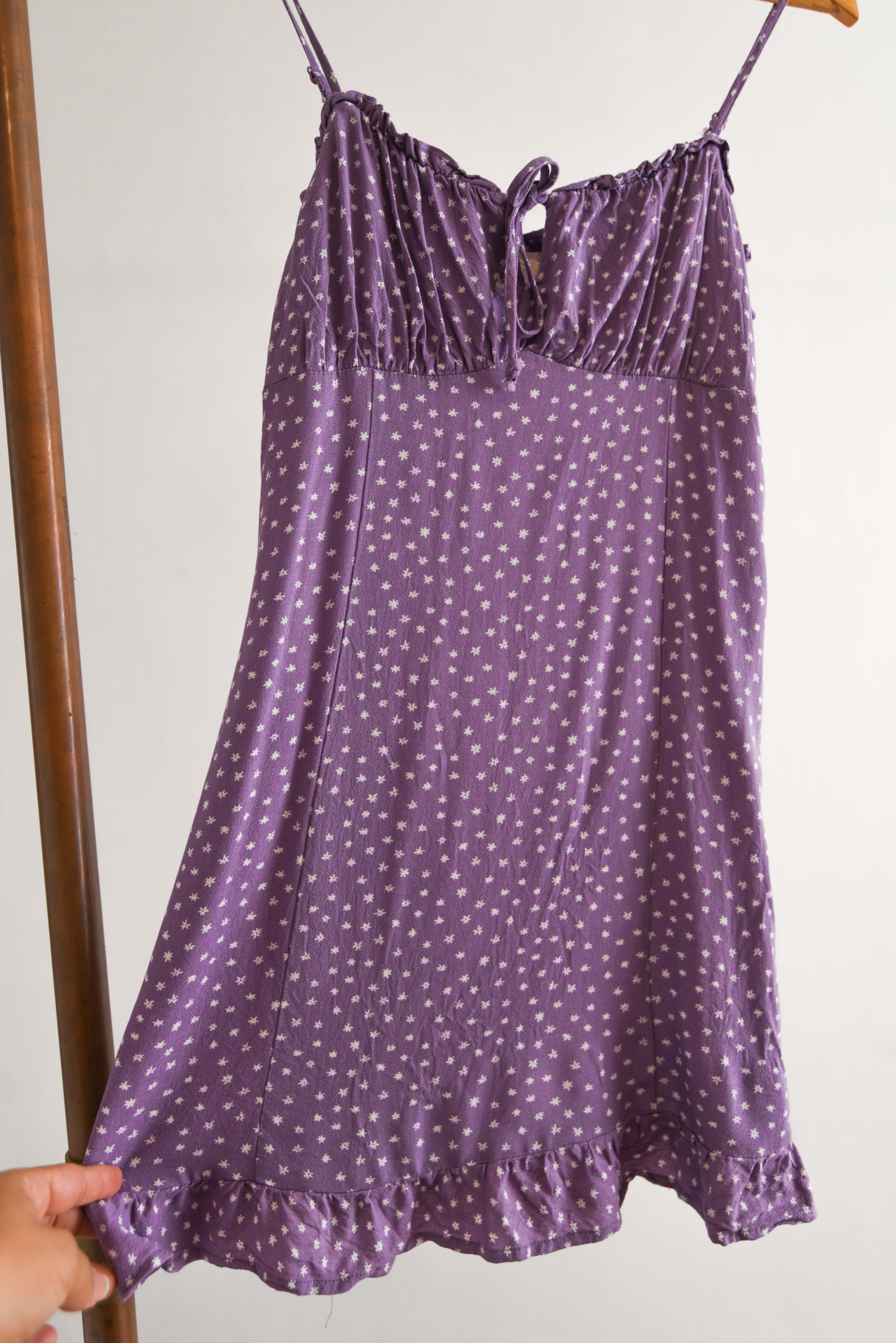 Vestido summer lila flores