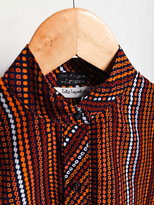 Blusa 70s figuras geométricas