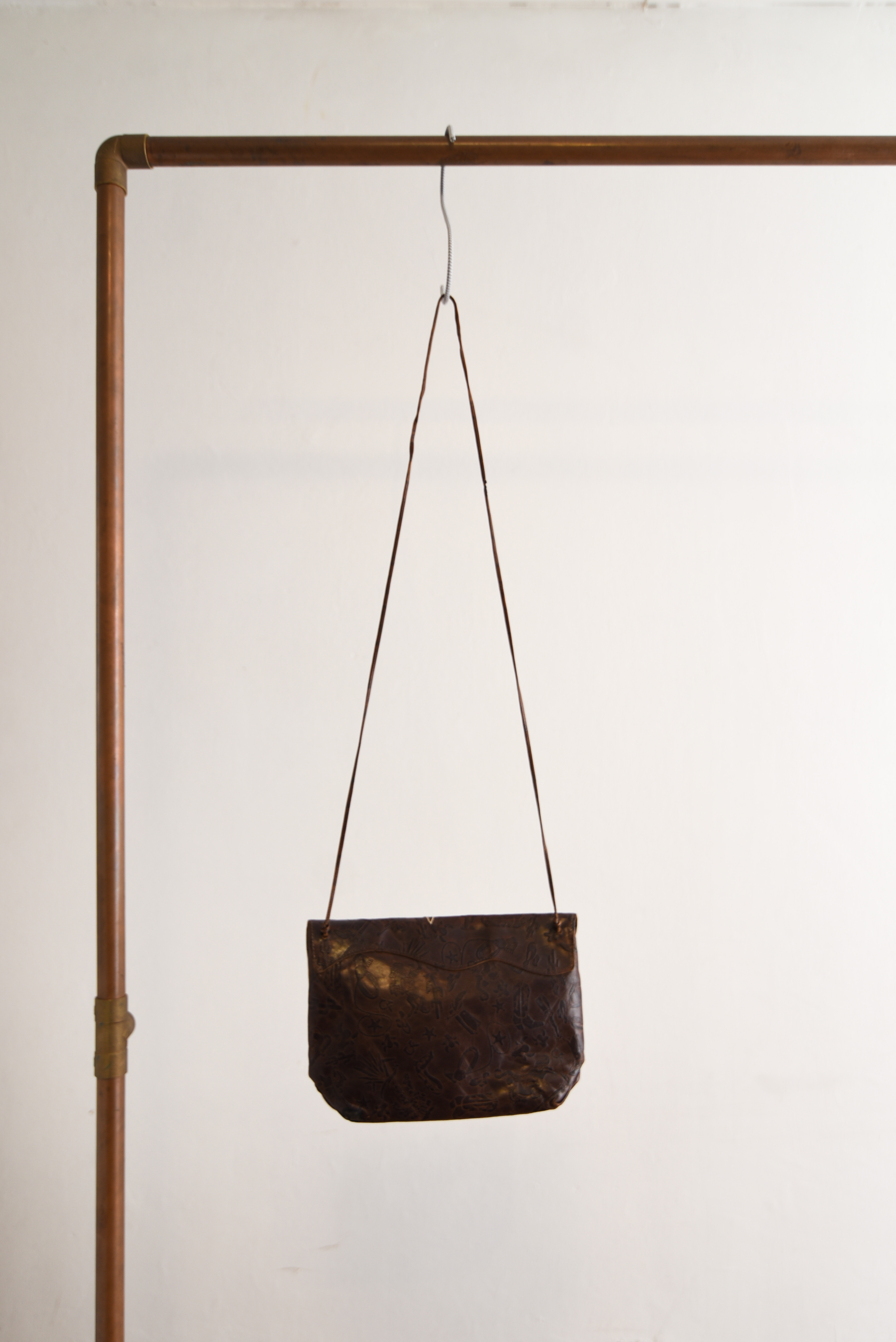 Cartera cuero 70s Carlos Falchi