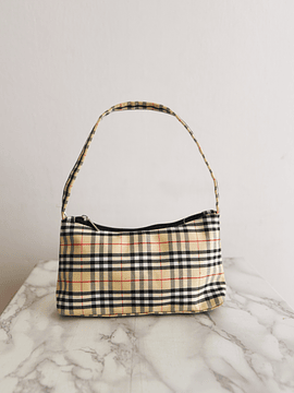 Cartera al hombro tartán