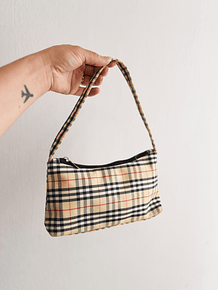 Cartera al hombro tartán
